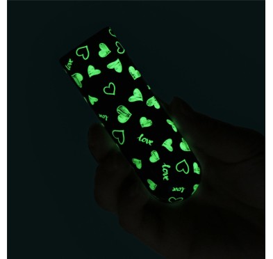 Rechargeable Glow-in-the-dark Heart Massager